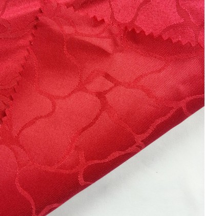 TB-FDN  提花桌布  枱布 100％滌  大理石-大紅 正面照